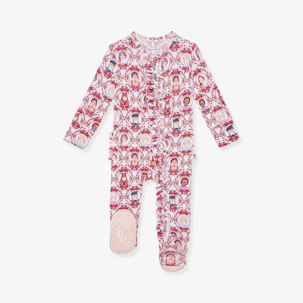 NWOT Posh Peanut X American Girl footed sleeper
